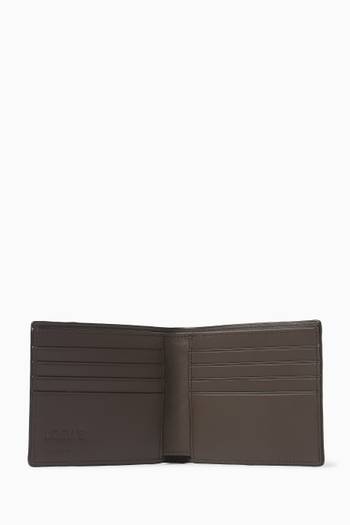 hover state of Puzzle Edge Bi-fold Wallet in Leather