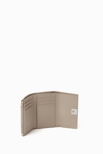 hover state of Anagram Small Vertical Wallet in Leather
