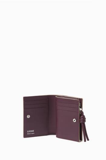 hover state of Knot Compact Wallet in Leather