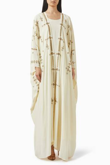 Embroidered Kaftan & Dress Set