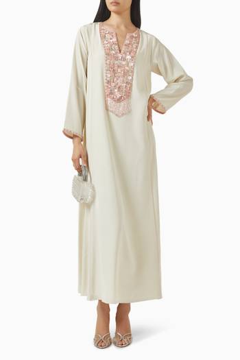 hover state of Bead-embellished Kaftan