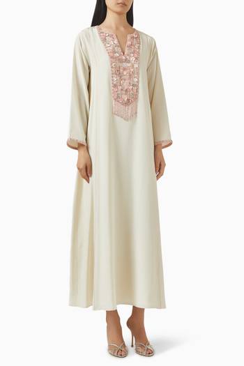 Bead-embellished Kaftan