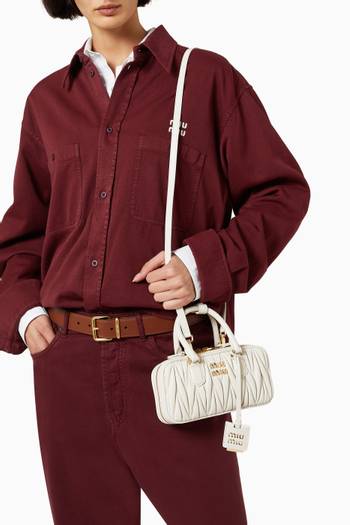 hover state of حقيبة أركادي ميني بيد علوية جلد نابا مبطن