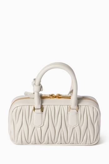 حقيبة أركادي ميني بيد علوية جلد نابا مبطن