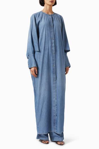 قميص كاسيا بقصة طويلة دينم