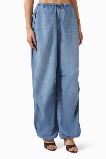 بنطال جينز بلير بقصة واسعة دينم