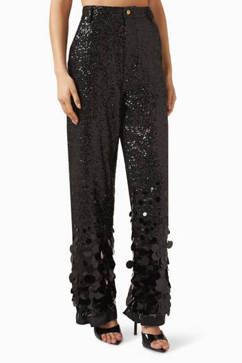 بنطال جينز سيينا مطرز دينم