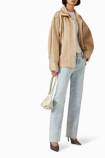 hover state of بنطال جينز ليز بقصة بويفريند دينم