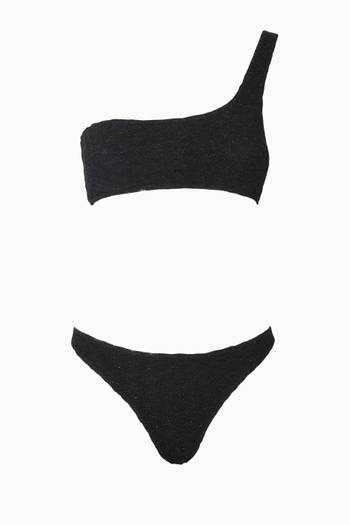 One-shoulder Bikini Set