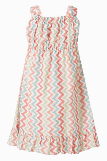 hover state of فستان بوليرو بطبعة شيفرون