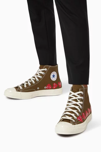 x Converse Chuck 70 High Top Sneakers in Canvas