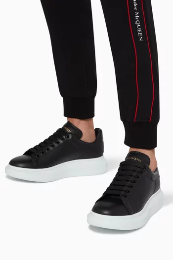 Oversized Leather Sneakers     
