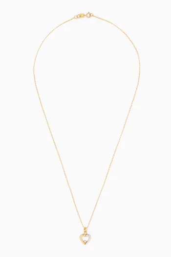 Heart Shape Diamond Set in 18kt Gold    