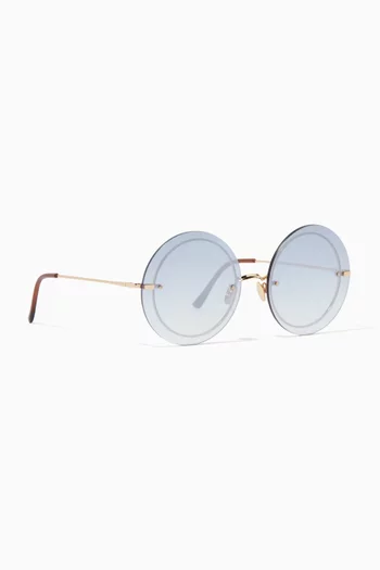 Narciso Steel Sunglasses  