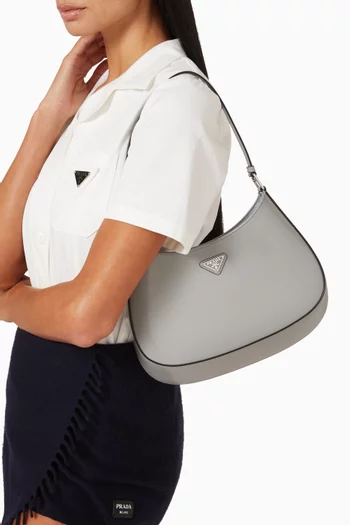 Cleo Shoulder Bag in Brushed Leather
