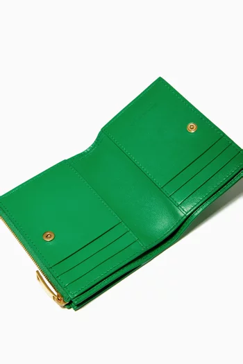 Mini Bi-fold Wallet in Intrecciato Nappa           