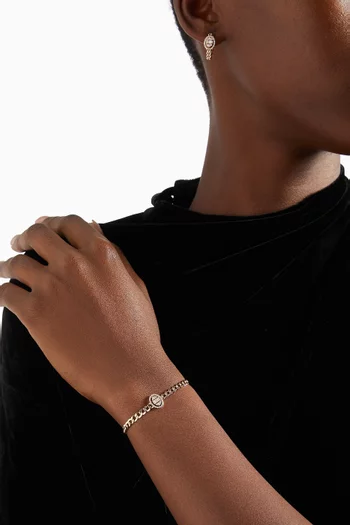 Quwa Diamond Bracelet in 18kt Rose Gold      