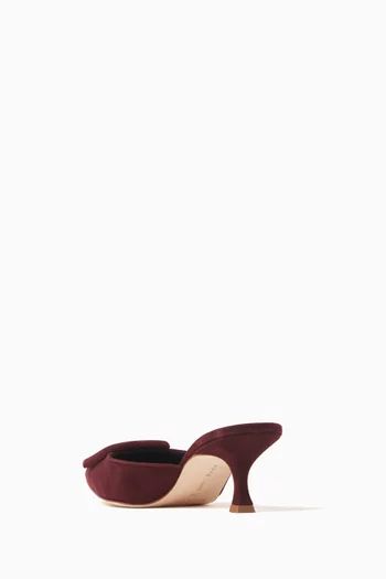 Maysale 50 Mules in Suede