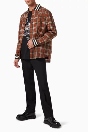 Towner Check Shirt in Cotton   