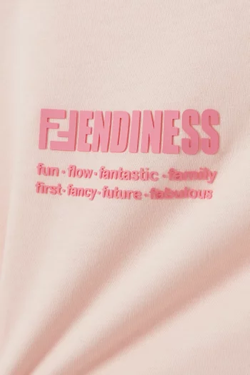 Fendiness Print T-shirt in Cotton 