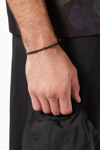 Stefano Bracelet in Woven Leather  