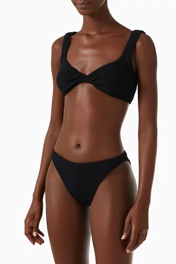 Juno Bikini Set in Crinkle Nylon