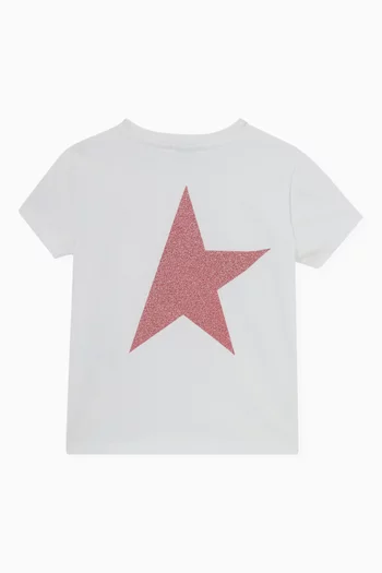 Star Print T-shirt in Cotton Jersey