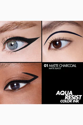 01 - Matte Charcoal Aqua Resist Color Ink, 2ml 