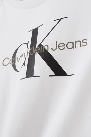 Logo Print T-shirt in Cotton