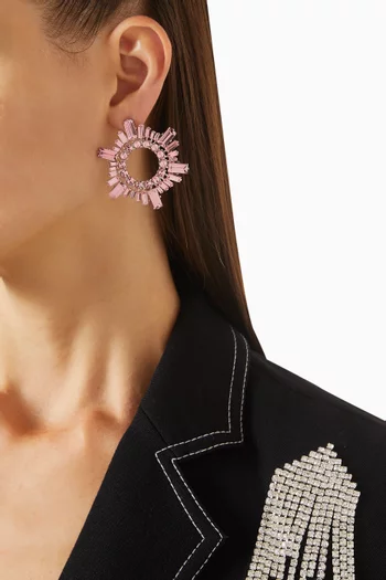 Mini Begum Crystal-embellished Earrings