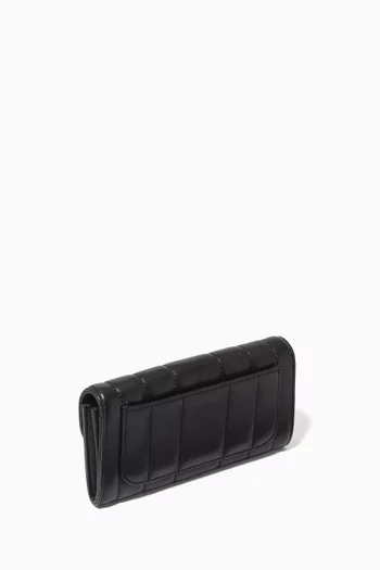 Kira Envelope Wallet in Quilted Leather