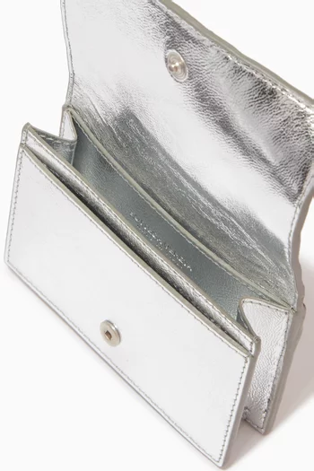 Card Case in Intrecciato Metallic Nappa