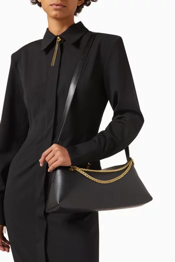 Medium Posen Crossbody Bag in Leather