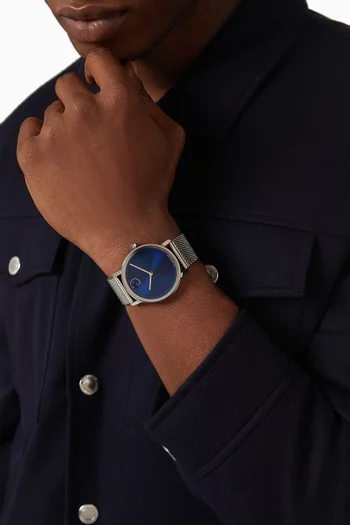 BOLD Evolution Mesh Bracelet Quartz Watch, 40mm