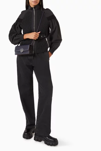 Miller Studded Wallet Bag in Leather