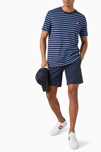 Striped T-shirt in Cotton Jersey