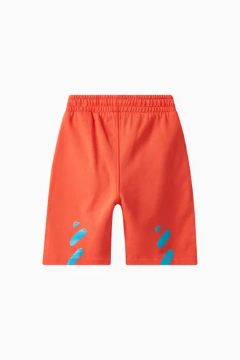 Balloons and Arrows Logo Sweat Shorts in Cotton