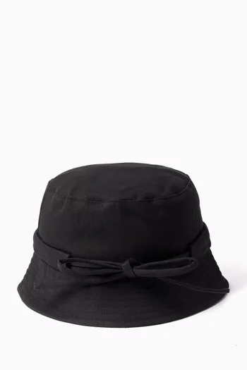 Le Bob Gadjo Bucket Hat in Cotton-canvas