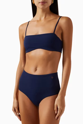 High-waist Bikini Briefs in Micro-fibre Jersey