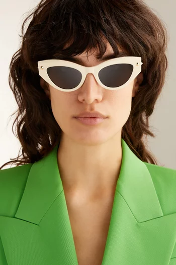 Studded Sunglasses in Recycled Acetate