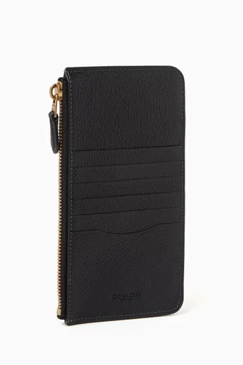 Essential Phone Wallet in Pebble Leather