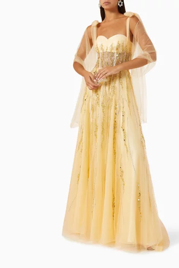 Embellished Princess Dress in Tulle