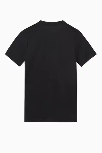 Dri-fit Graphic Swoosh Print T-shirt in Nylon
