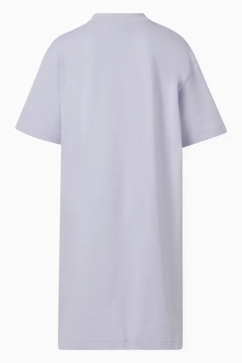 Logo T-shirt Dress in Cotton