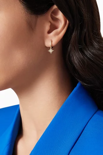 Stella Star Single Earring in 18kt Gold-plated Sterling Silver