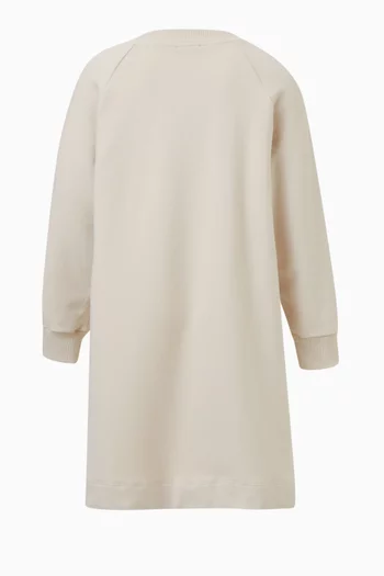 Shift Dress with Floral Detail