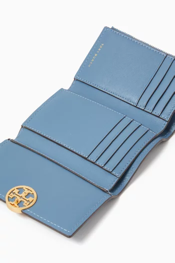 Medium Miller Flap Wallet in Textured Leather