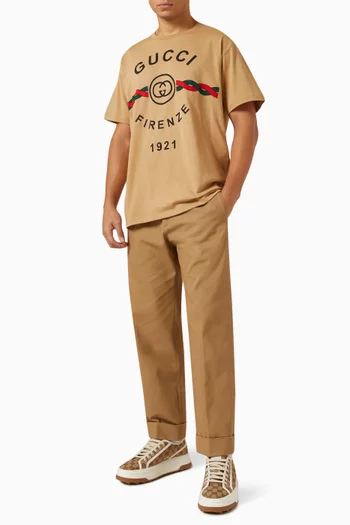Gucci Firenze 1921 T-shirt in Cotton-jersey