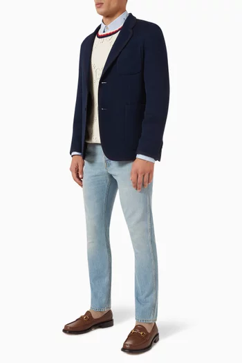 Textured GG Jacket in Cotton-blend