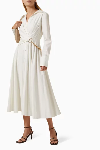 Kirtling Midi Dress in Cotton